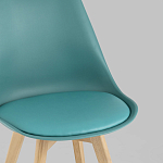 Стул с основой из пластика и мягким сиденьем Arvika Azure варинант исполнения - 7 | Loft Concept в Москве