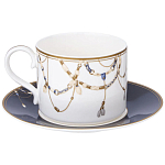 Чайный набор из фарфора с изображением лошадей на 6 персон 12 предметов Porcelain Horse Set   варинант исполнения - 2 | Loft Concept в Москве