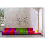 Дизайнерское кресло зеленое Poltronova Sofo Verosa Green Pink Armchair варинант исполнения - 6 | Loft Concept в Москве