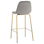 Барный стул на золотистых ножках VENDRAMIN Grey варинант исполнения - 4 | Loft Concept в Москве