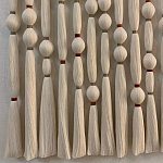 Панно на стену из хлопковых нитей White Morse Wall Hanging  варинант исполнения - 1 | Loft Concept в Москве