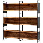 Стеллаж Coste Industrial Oak Rack варинант исполнения - 1 | Loft Concept в Москве