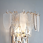 Бра Feather c Рельефным Стеклом варинант исполнения - 4 | Loft Concept в Москве