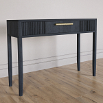 Элегантная Консоль Primo с выдвижным ящиком Черный дуб варинант исполнения - 2 | Loft Concept в Москве