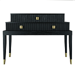 Премиальная Консоль с тремя ящиками Elsa Dreams Black варинант исполнения - 4 | Loft Concept в Москве