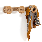 Деревянная настенная вешалка Alma Wood Hanger варинант исполнения - 3 | Loft Concept в Москве