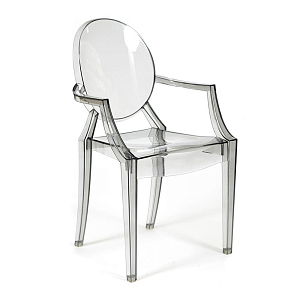 Стул Transparent Chair серый