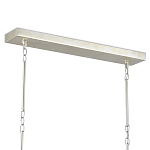 Люстра серебряная из пересекающихся прямоугольных элементов Intersecting Rectangles варинант исполнения - 3 | Loft Concept в Москве