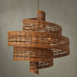 Люстра фактурная в виде спирали Enveloping Art варинант исполнения - 4 | Loft Concept в Москве