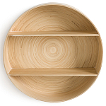 Полка настенная из бамбука Zenara варинант исполнения - 1 | Loft Concept в Москве