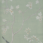 Обои ручная роспись Badminton Mercury Grey варинант исполнения - 2 | Loft Concept в Москве