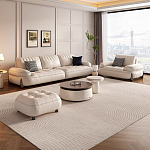 Кресло кожаное с деревянным каркасом Furniture Medieval варинант исполнения - 2 | Loft Concept в Москве