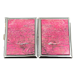 Портсигар с газовой зажигалкой из натурального камня Родонит Stone Cigarettes Cases варинант исполнения - 7 | Loft Concept в Москве