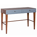 Стол письменный из массива бука с 2-мя ящиками серый Wenge Light варинант исполнения - 1 | Loft Concept в Москве