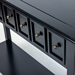 Черная консоль с выдвижными ящиками Monica варинант исполнения - 3 | Loft Concept в Москве