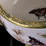Фарфоровая чаша с бронзовыми элементами Eden Garden варинант исполнения - 6 | Loft Concept в Москве
