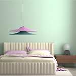 Подвесной вязаный светильник в двухцветном исполнении «Двойной Токио»  варинант исполнения - 1 | Loft Concept в Москве