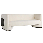 Трехместный диван Florida Sofa  с элегантным деревянным декором  варинант исполнения - 1 | Loft Concept в Москве