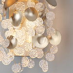 Бра с декоративными подвесками из прозрачного стекла в форме монеток FAIRYTREE Light варинант исполнения - 4 | Loft Concept в Москве