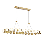 Люстра овальная с круглыми светодиодными источниками света Maxine Light варинант исполнения - 1 | Loft Concept в Москве