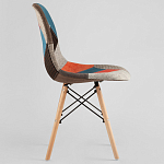 Стул с обивкой в технике пэчворк DSW варинант исполнения - 3 | Loft Concept в Москве