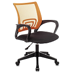 Офисное кресло с основанием из черного пластика Desk chairs Orange варинант исполнения - 1 | Loft Concept в Москве