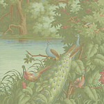 Обои ручная роспись Le Brésil Pastel варинант исполнения - 1 | Loft Concept в Москве