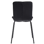 Стул черный с обивкой из велюра Black Archie Chair варинант исполнения - 4 | Loft Concept в Москве