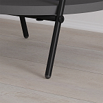 Стол приставной с 2-мя круглыми столешницами цвета антрацит ESSEL SIDE TABLE ANTHRACITE варинант исполнения - 2 | Loft Concept в Москве
