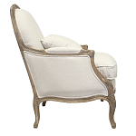 Кресло Ava Classical Armchair beige flax варинант исполнения - 1 | Loft Concept в Москве