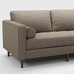 Мебельная ткань Шенилл коричневый цвет 142 см T4-54 варинант исполнения - 5 | Loft Concept в Москве