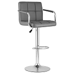 Барный стул с подлокотниками Honory Grey варинант исполнения - 1 | Loft Concept в Москве