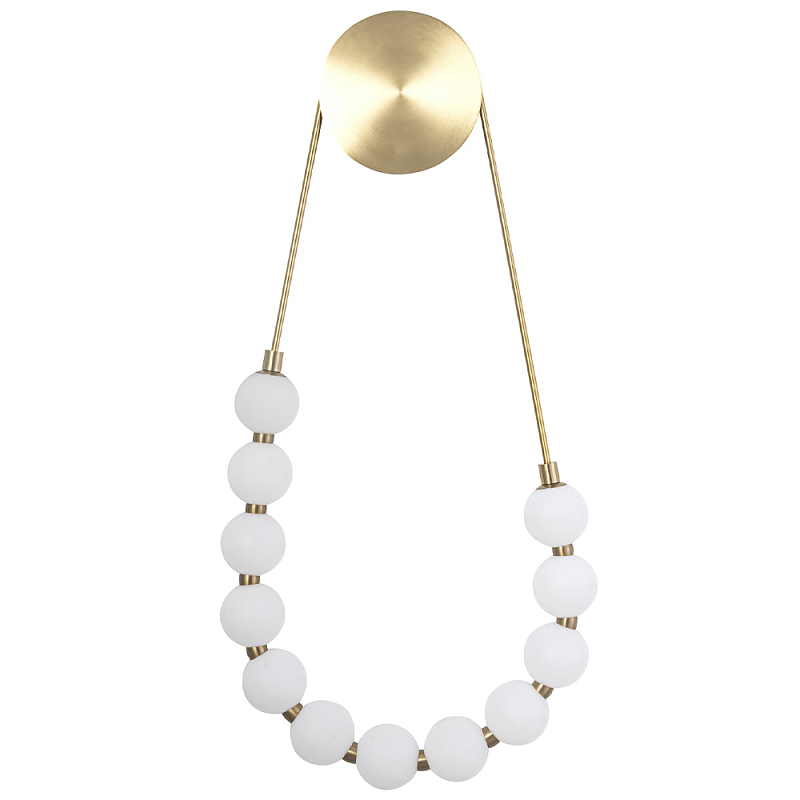          Pearls Suspension Brass Wall Lamp     | Loft Concept 