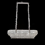 Люстра овальная с каскадом из прозрачного хрусталя Constant Sparks варинант исполнения - 3 | Loft Concept в Москве