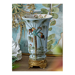 Ваза из фарфора с бронзовыми элементами Tropical Garden варинант исполнения - 6 | Loft Concept в Москве