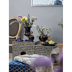 Менажница темно-синяя фарфоровая с бронзовой фигуркой ангела Eden Garden варинант исполнения - 6 | Loft Concept в Москве