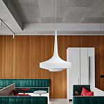 Подвесной вязаный белый светильник «Лампа Марракеша» варинант исполнения - 4 | Loft Concept в Москве