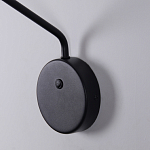 Бра с длинным чёрным металлическим каркасом Bendik Lighting варинант исполнения - 6 | Loft Concept в Москве