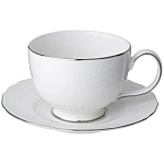 Чайный набор белый из фарфора на 6 персон 12 предметов 280 мл Garden Whisper Porcelain Set  варинант исполнения - 1 | Loft Concept в Москве