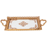 Поднос декоративный бронзовый Mirror Surface Bronze варинант исполнения - 1 | Loft Concept в Москве