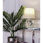 Настольная лампа с кремовым абажуром на граненном основании Crystal Facets варинант исполнения - 1 | Loft Concept в Москве