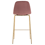 Барный стул на золотистых ножках VENDRAMIN Pink варинант исполнения - 5 | Loft Concept в Москве