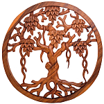 Панно из дерева Wood Panel With Trees варинант исполнения - 1 | Loft Concept в Москве