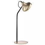 Настольная лампа с плафоном в форме купола в сочетании черного и золотистого цвета Minimalist Execution варинант исполнения - 3 | Loft Concept в Москве