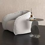 Дизайнерский журнальный стол с основанием из круглых элементов Lirod варинант исполнения - 2 | Loft Concept в Москве