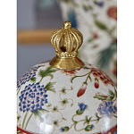 Шкатулка в форме яйца на величественных львах из фарфора с бронзовыми элементами Eden Garden варинант исполнения - 5 | Loft Concept в Москве