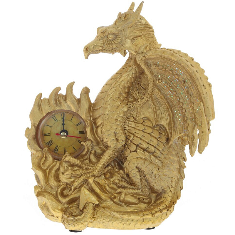     Golden Dragon Clock    | Loft Concept 