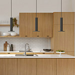 Подвесной светильник светодиодный черный Light Durability варинант исполнения - 1 | Loft Concept в Москве