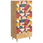 Шкаф с принтом The rebus of love варинант исполнения - 1 | Loft Concept в Москве