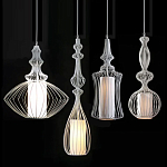 Подвесной светильник Wire Dream Pendant 2 Белый варинант исполнения - 1 | Loft Concept в Москве